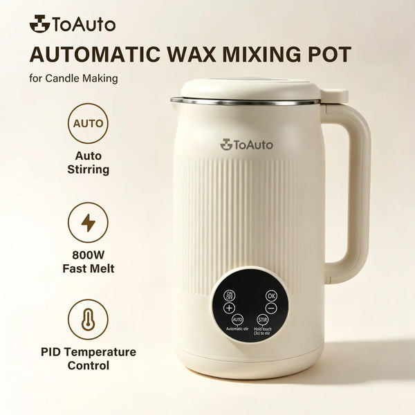 ToAuto 1.2L Wax Melter for DIY Beginners Compact Small-Batch Melting
