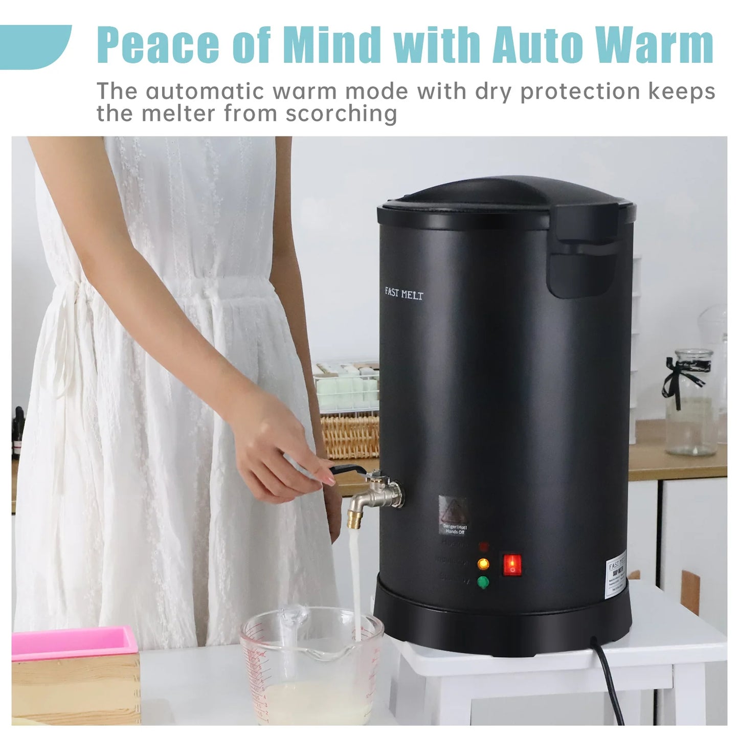 FAST MELT 6L Soap Base Melter