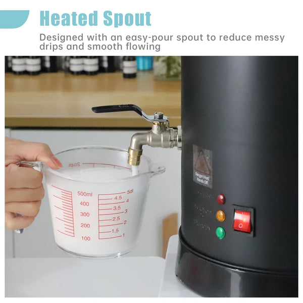 ToAuto FAST MELT 6L Soap Melter - interior view showing 6L melting pot capacity