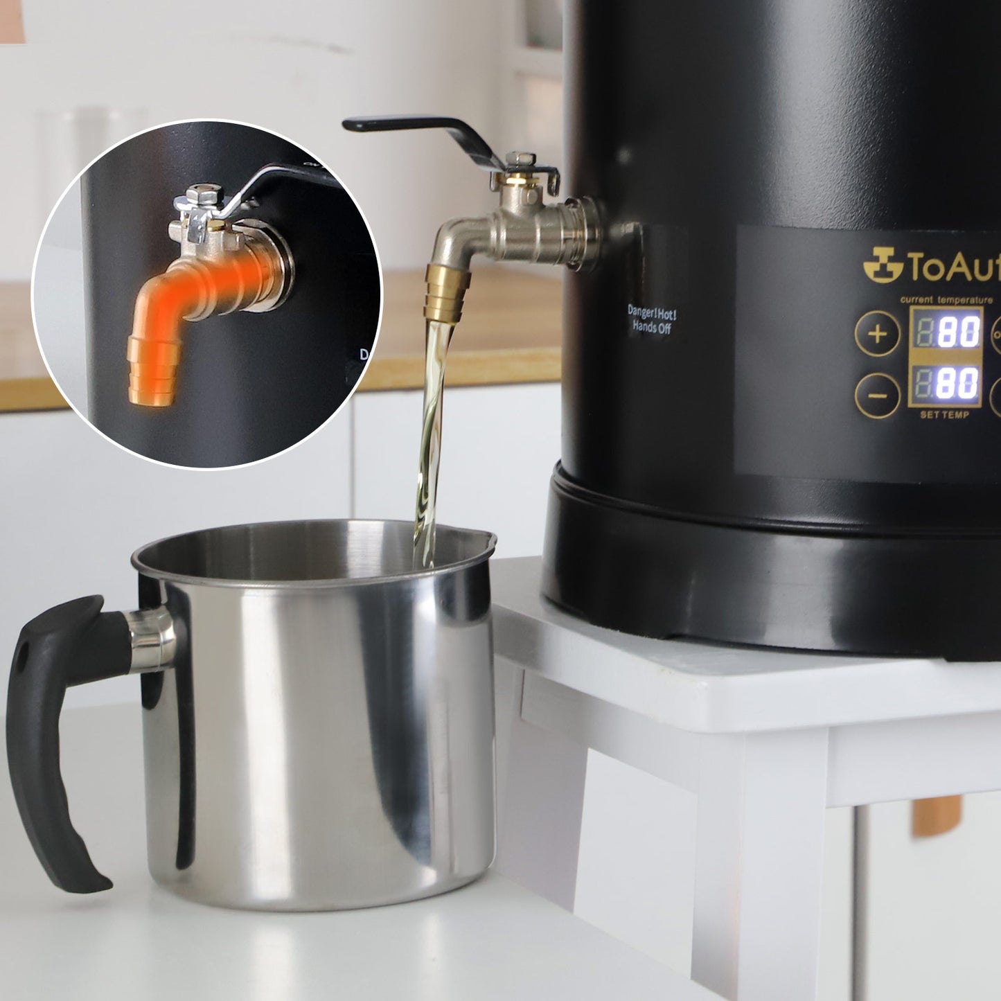 ToAuto 20LB (10L) Wax Melter with Digital Thermostat