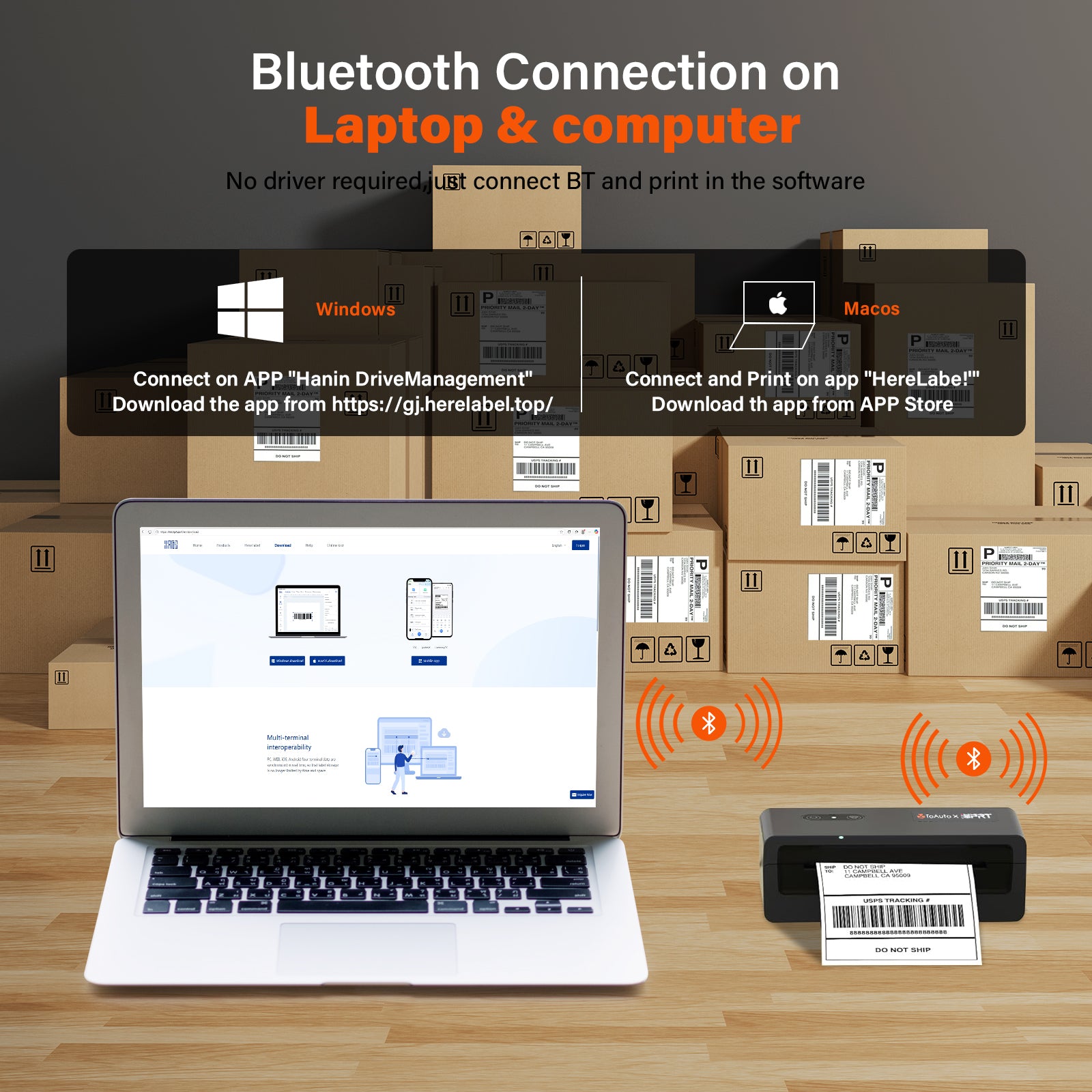 TOAUTO Portable Printer