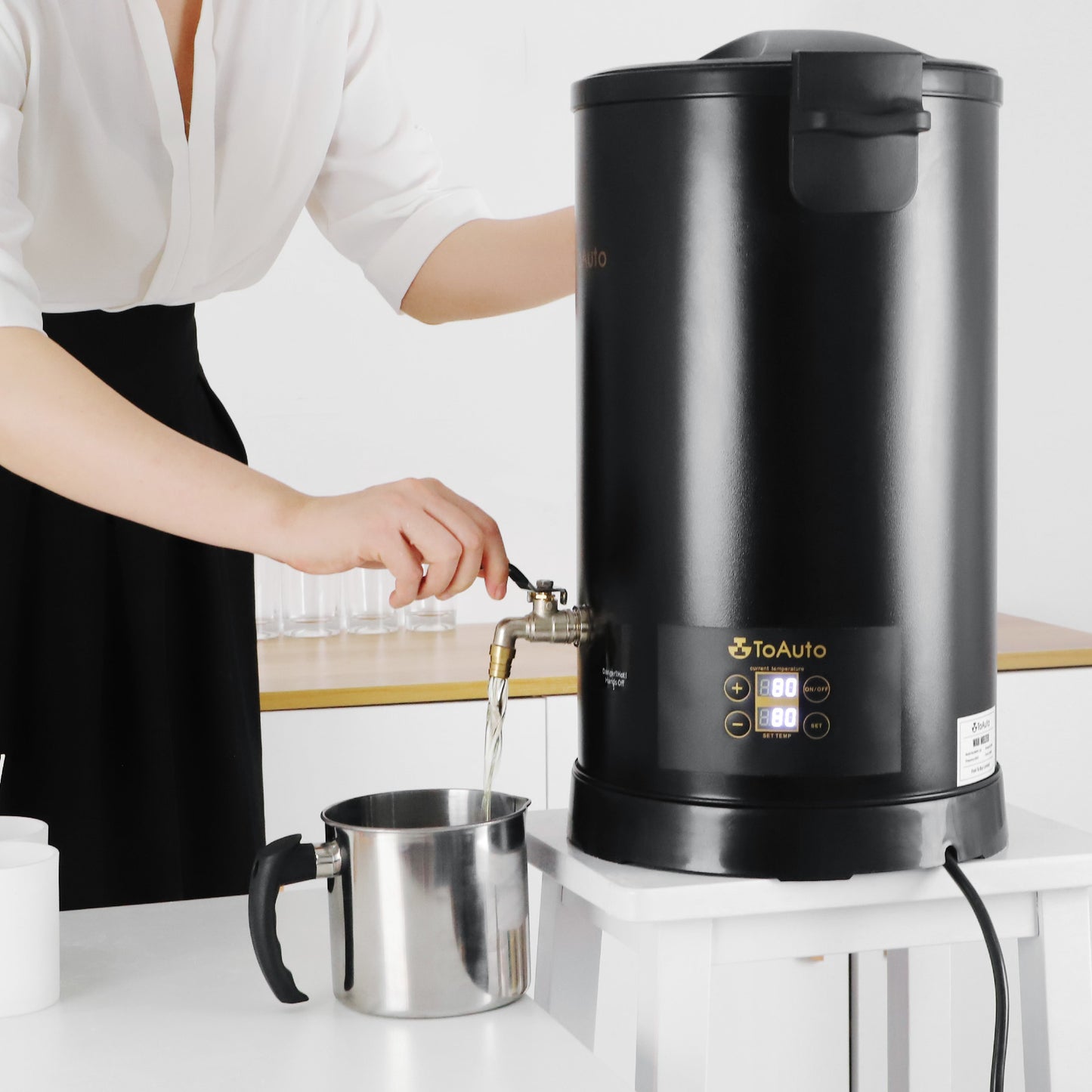 ToAuto 20LB (10L) Wax Melter with Digital Thermostat