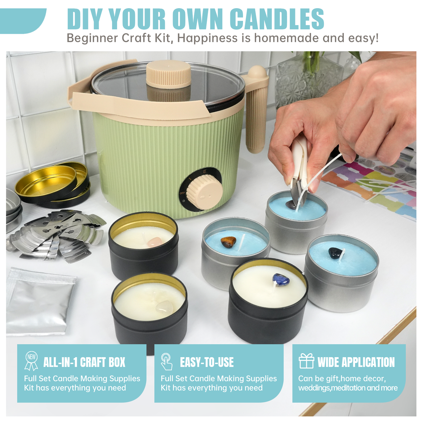 Toauto Candle-making kit for fragrance candles