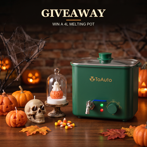 Halloween Candle Ideas: Share Your Spooky Creation to Win a ToAuto 4L Melting Pot