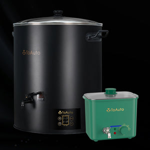 ToAuto 66 Lbs + 8 Lbs Wax Melter Bundle Kit for Candle Makers