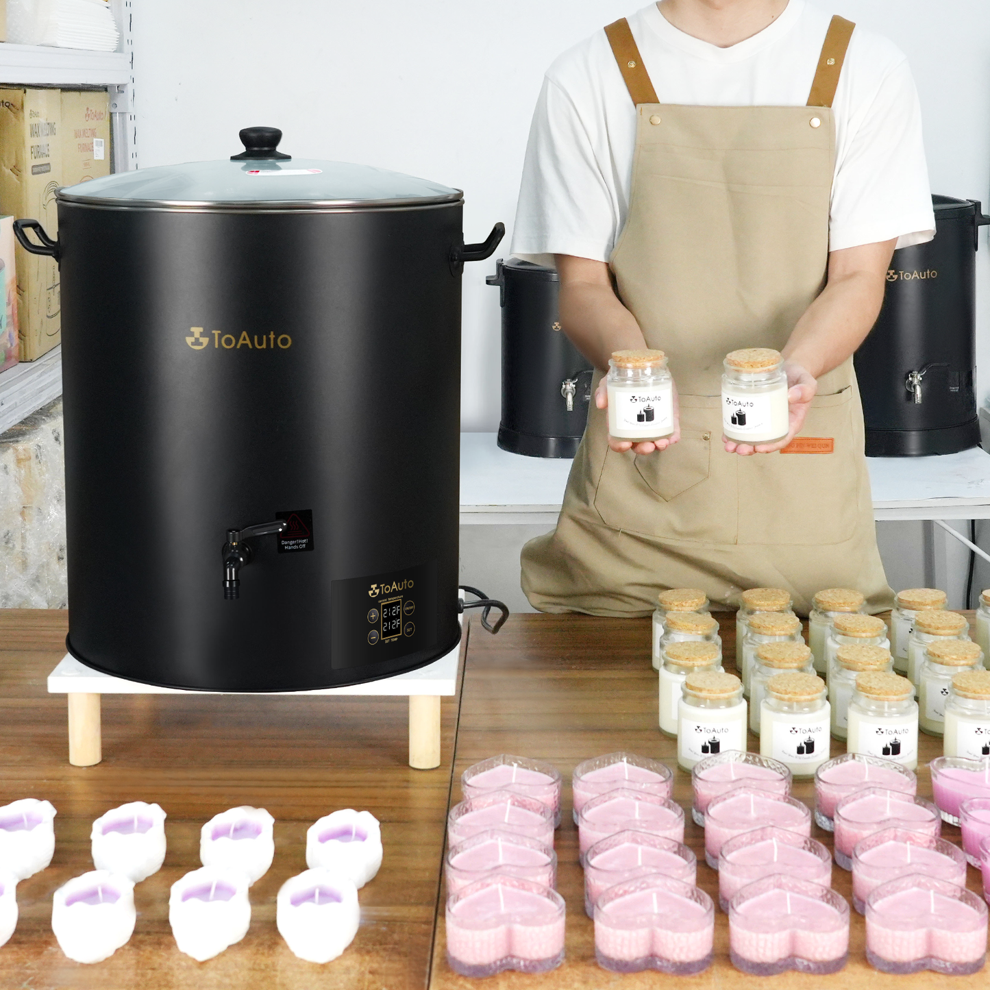 ToAuto 66LB(30L) Wax Melter for Candles