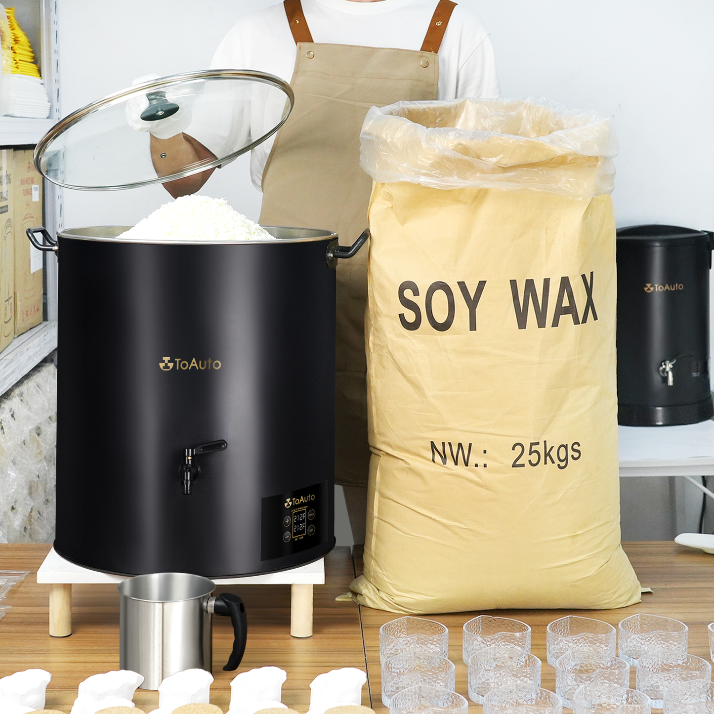ToAuto 66LB(30L) Wax Melter for Candles
