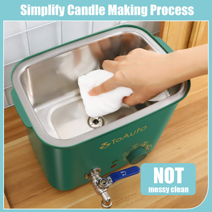 ToAuto 8lbs Wax Melter for Candle Making Perfect for Hobbyist, Business Growing