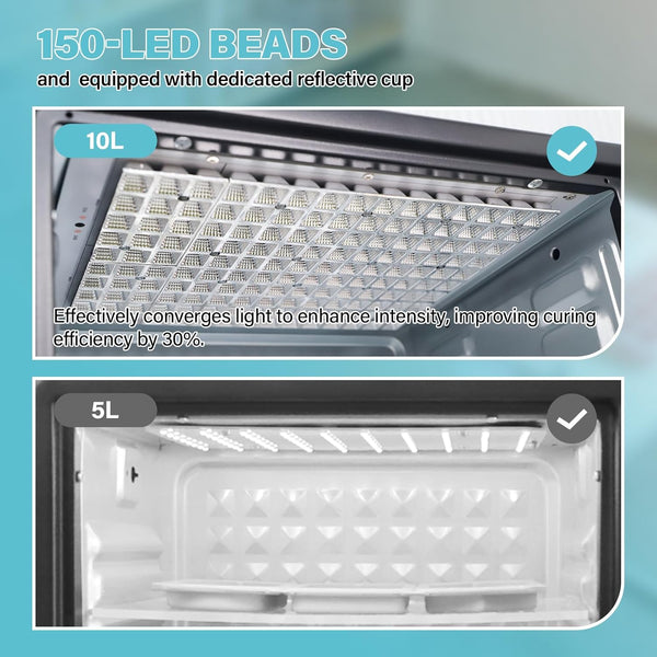 10L Large 395nm UV Resin Curing Machine for Craft DIY Decor