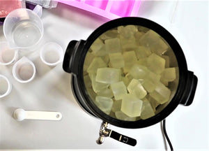 Soap base melter for wholesale craft equipment product lines